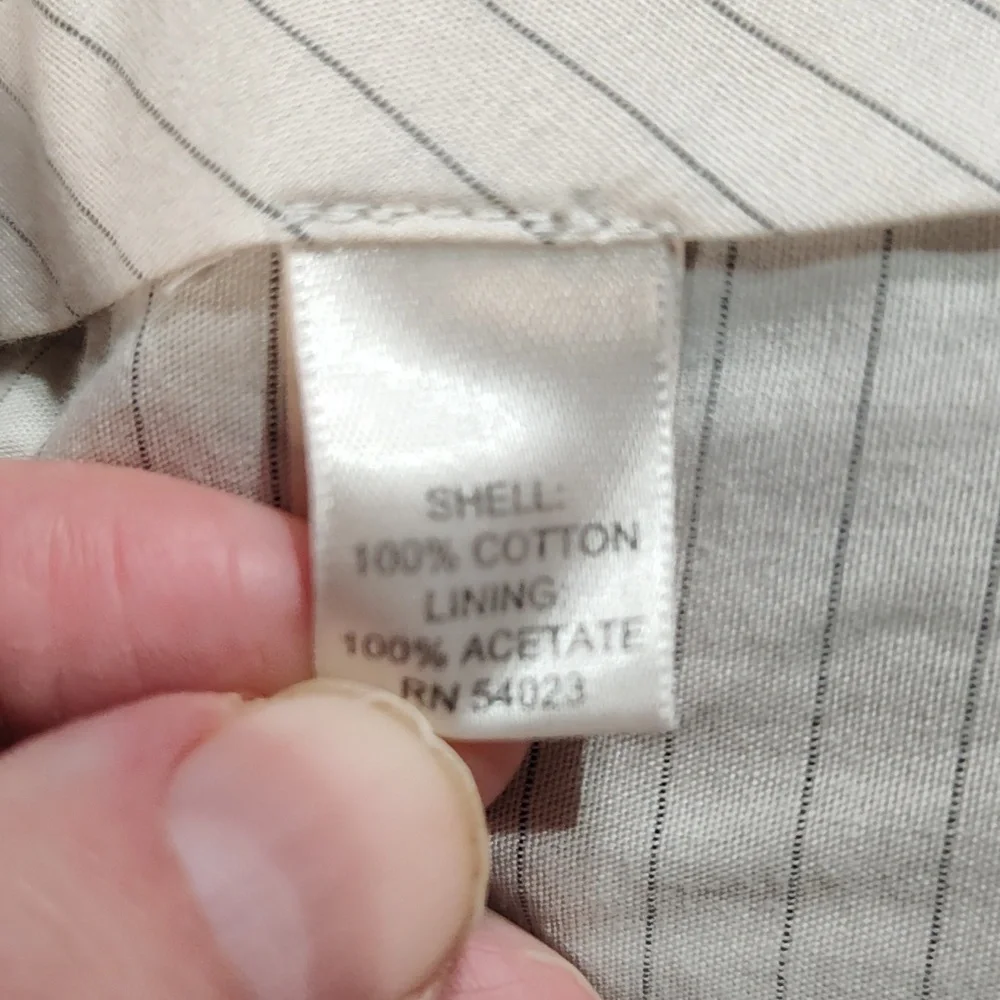 32x32 Vtg Brown Twill Mens Chino Excellent Condition